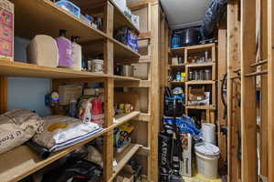 View of storage room