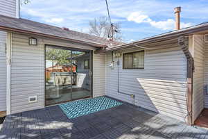 Entrance to property