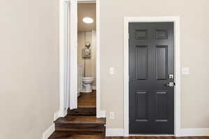 All new half bathroom in the office