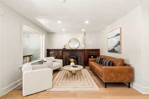 Tons of lighting for a bright, warm feeling