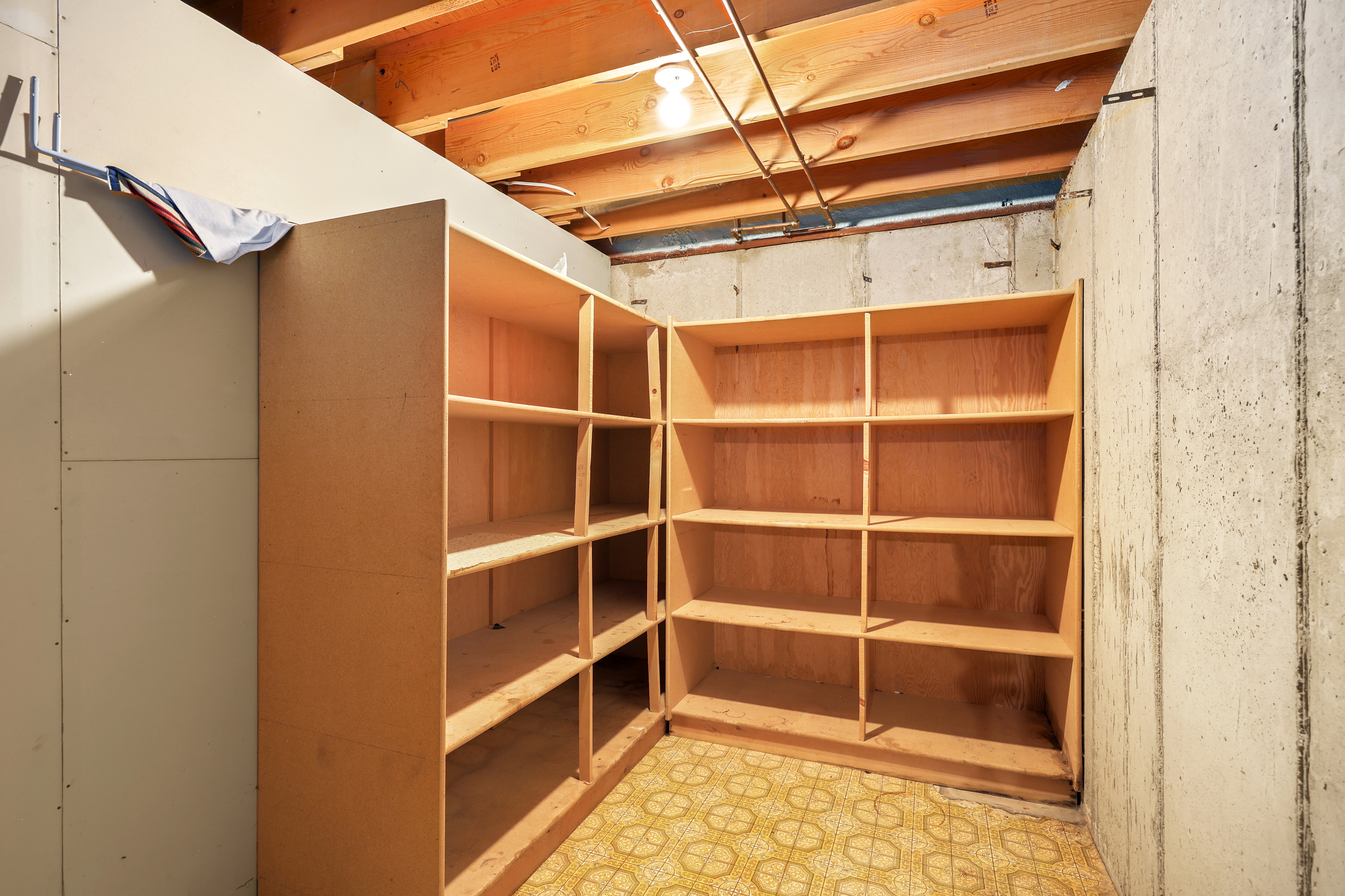 View of storage area