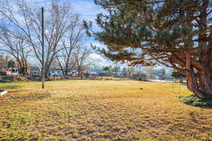 View of yard featuring a residential view
