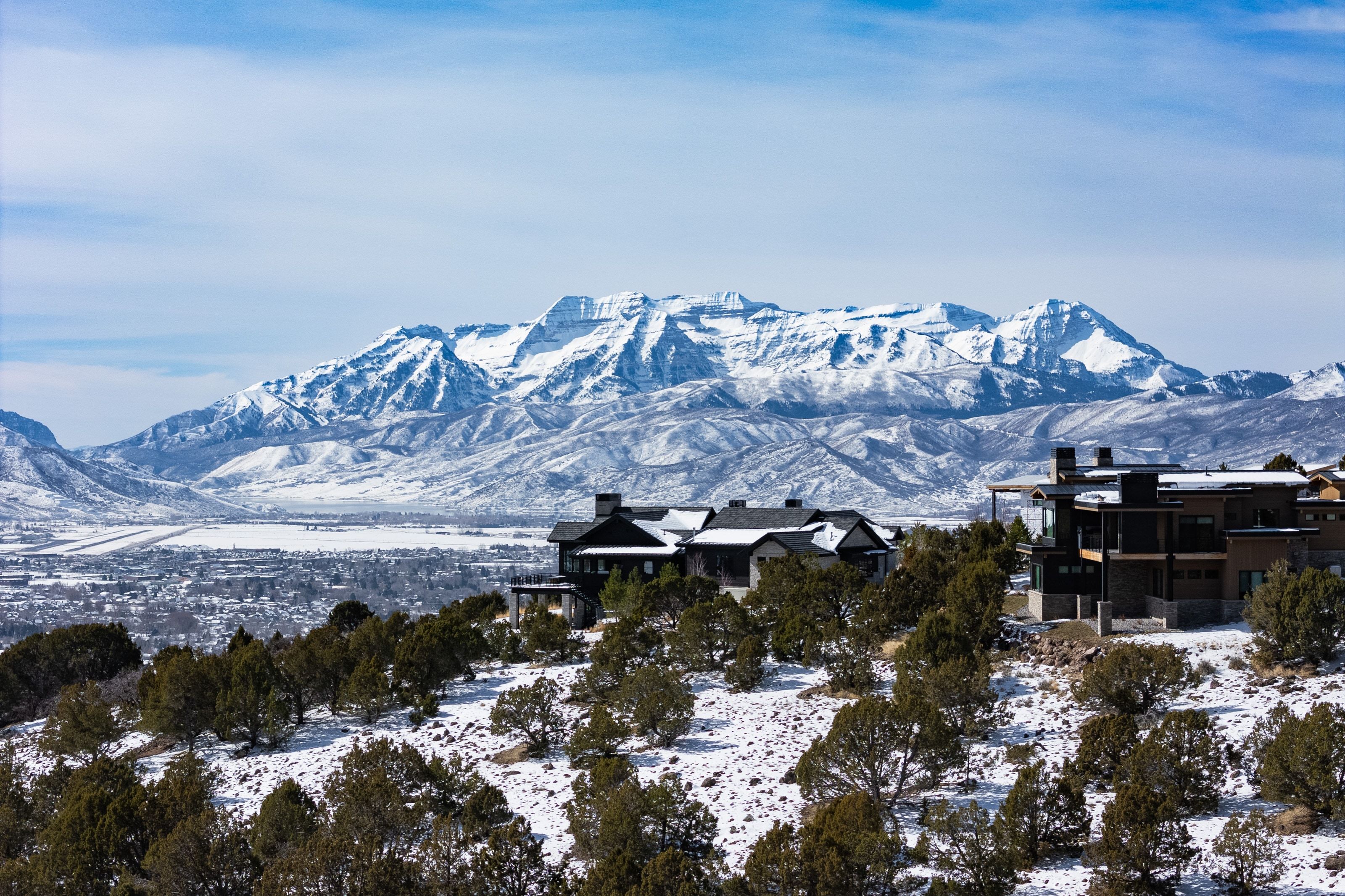 View of mountain backdrop