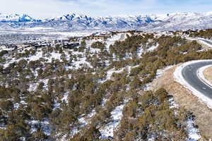 View of mountain background
