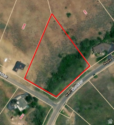 Map / location with property boundaries highlighted
