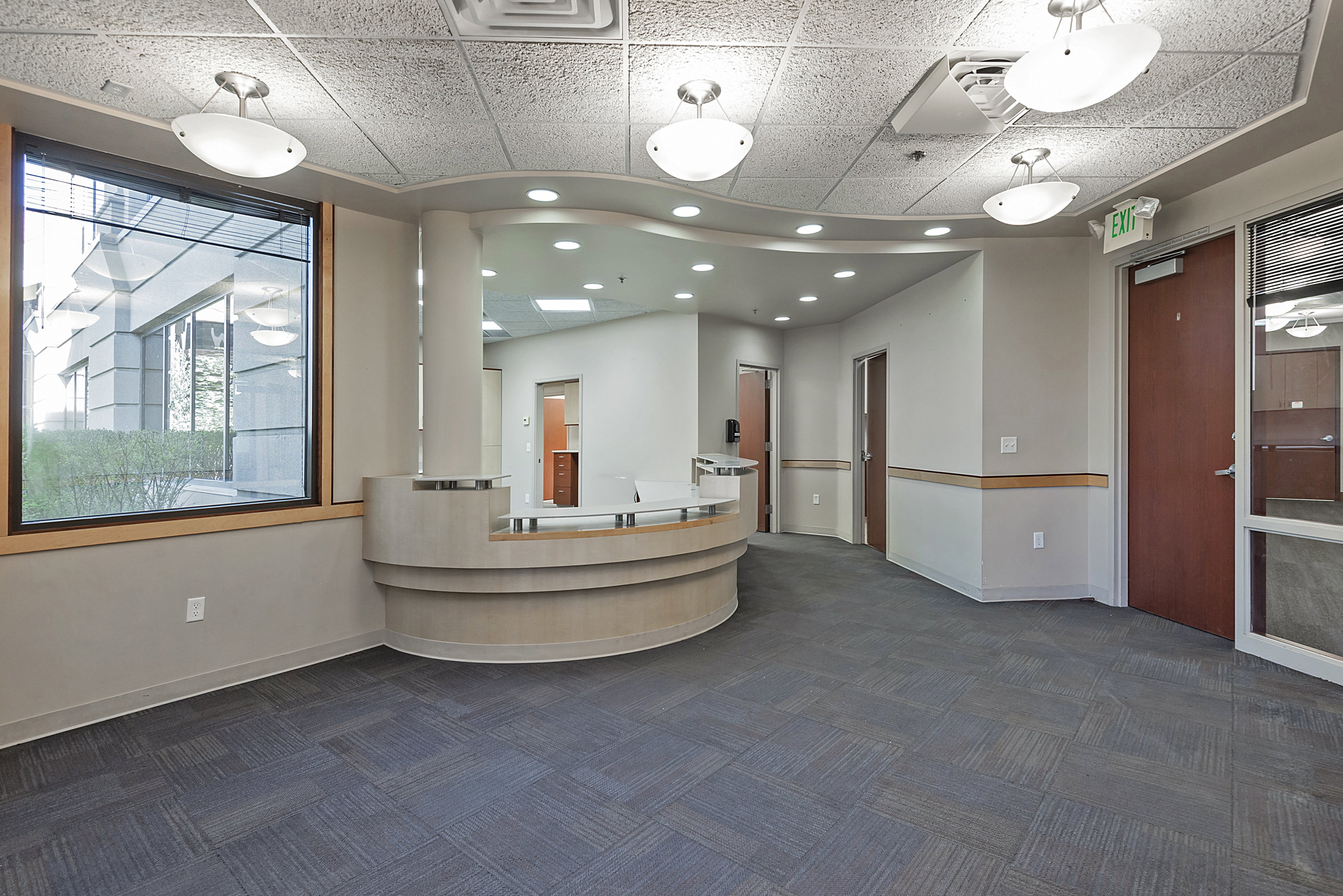 View of reception area