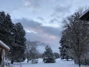 View of mountain backdrop
