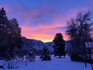View of mountain backdrop