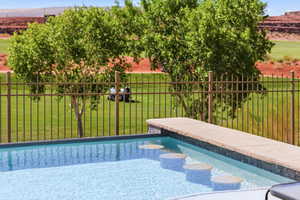 View of outdoor pool