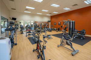 Workout area
