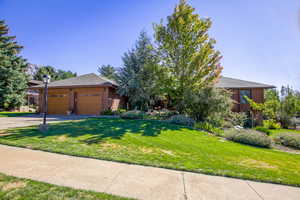 Terraced yard beautifully landscaped. Home has been loved and cared for. Extra deep 2 car garage