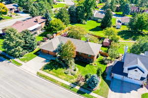Aerial perspective of property offers view of open park space with walking paths. Sellers say great neighbors