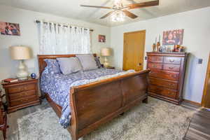 Primary Bedroom featuring a surprise walk in closet. Everything about this home feels peaceful and comfortable.
