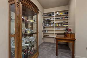 View of storage area