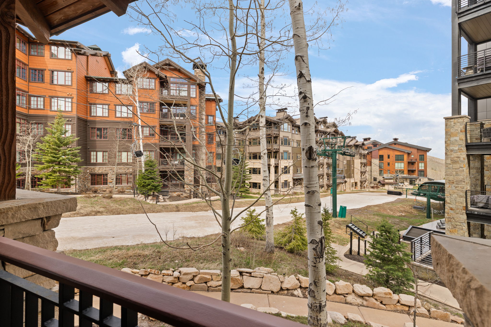 View from deck