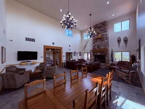 Clubhouse common area