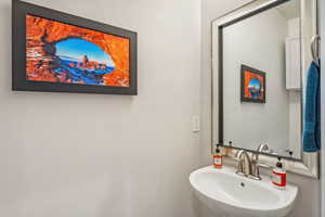 Bathroom with a sink