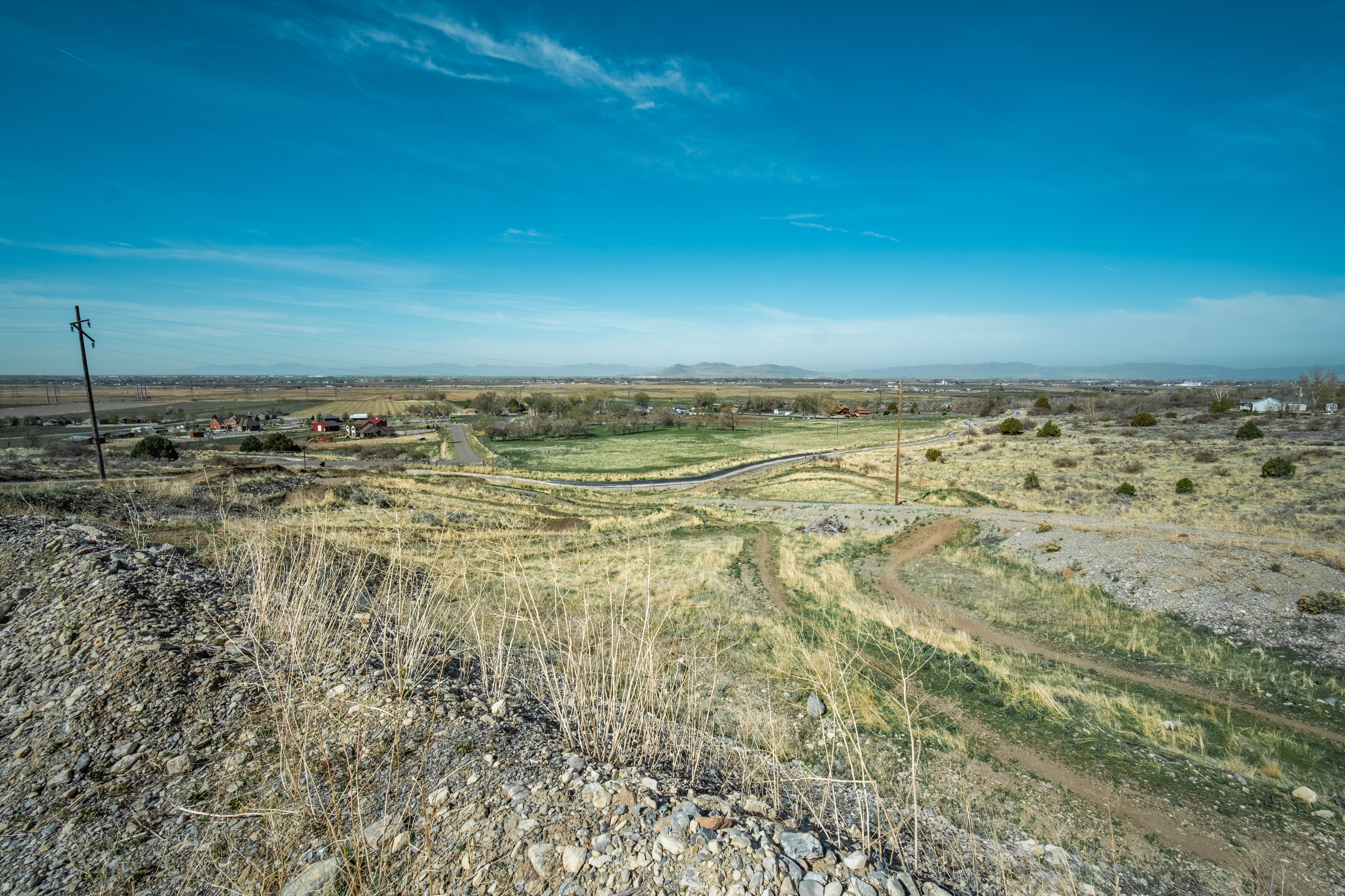 View of mike/dirt bike track on property