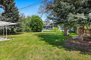 HUGE Backyard with plenty of room to build an ADU!  Water shares included!