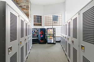 View of home's community with a high ceiling