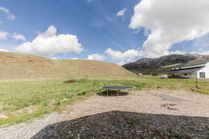 View of mountain background