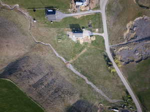 Aerial overview of property's location