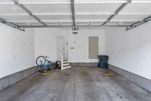 2 car garage w stroage