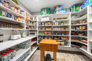 View of storage area