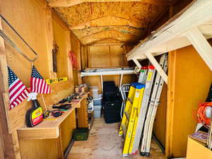 View of storage room