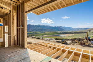 View of mountain background