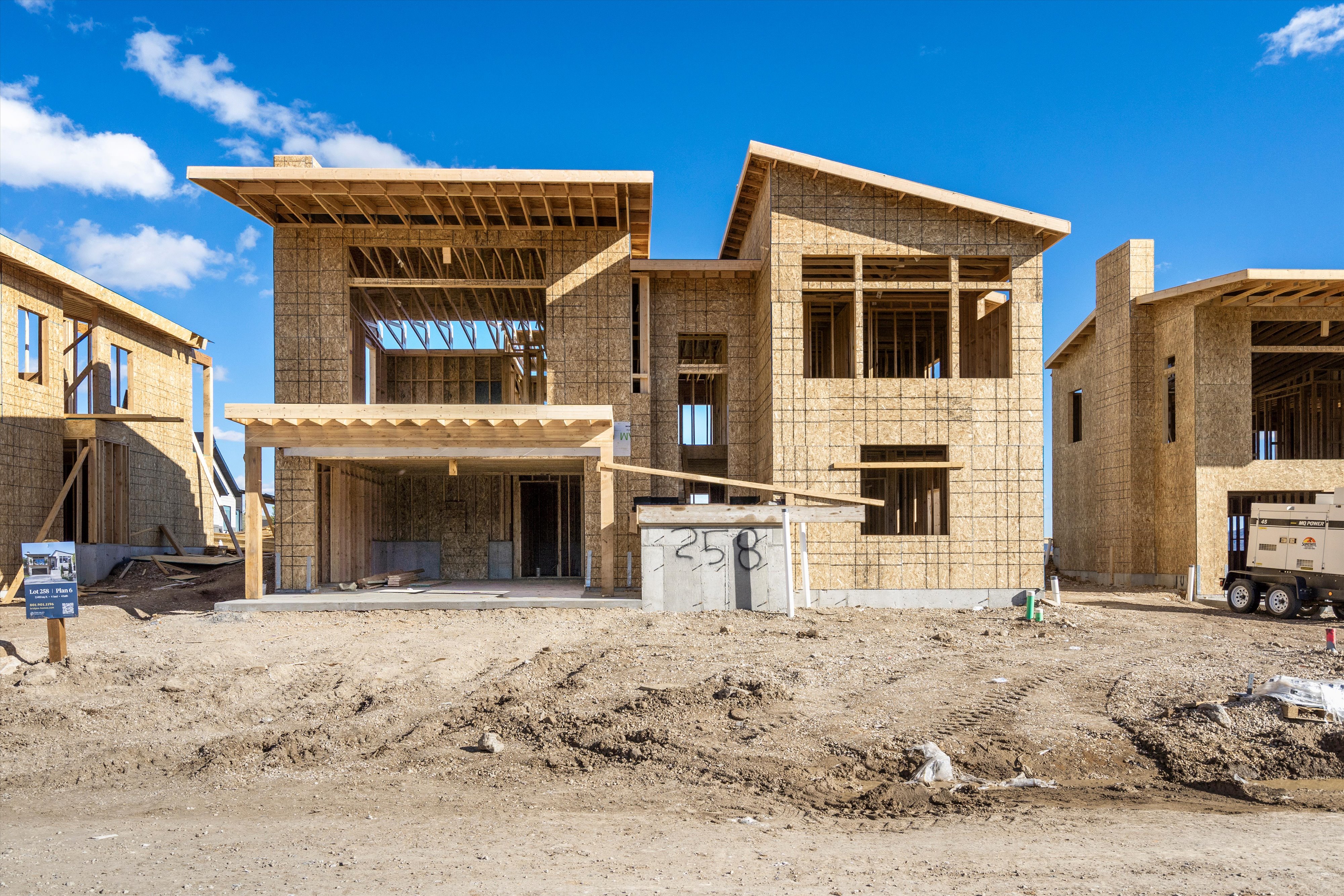 View of property under construction