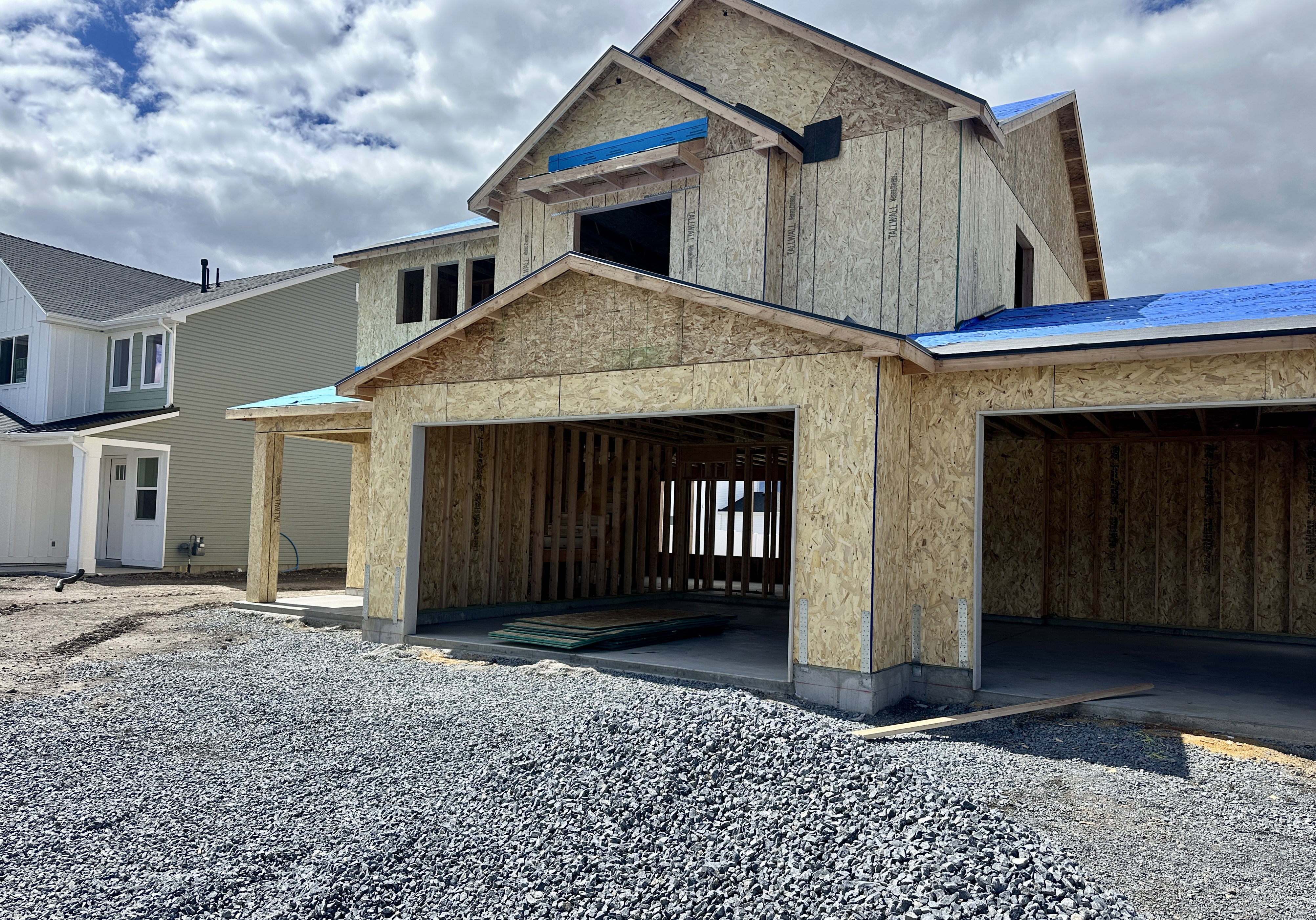 View of property under construction