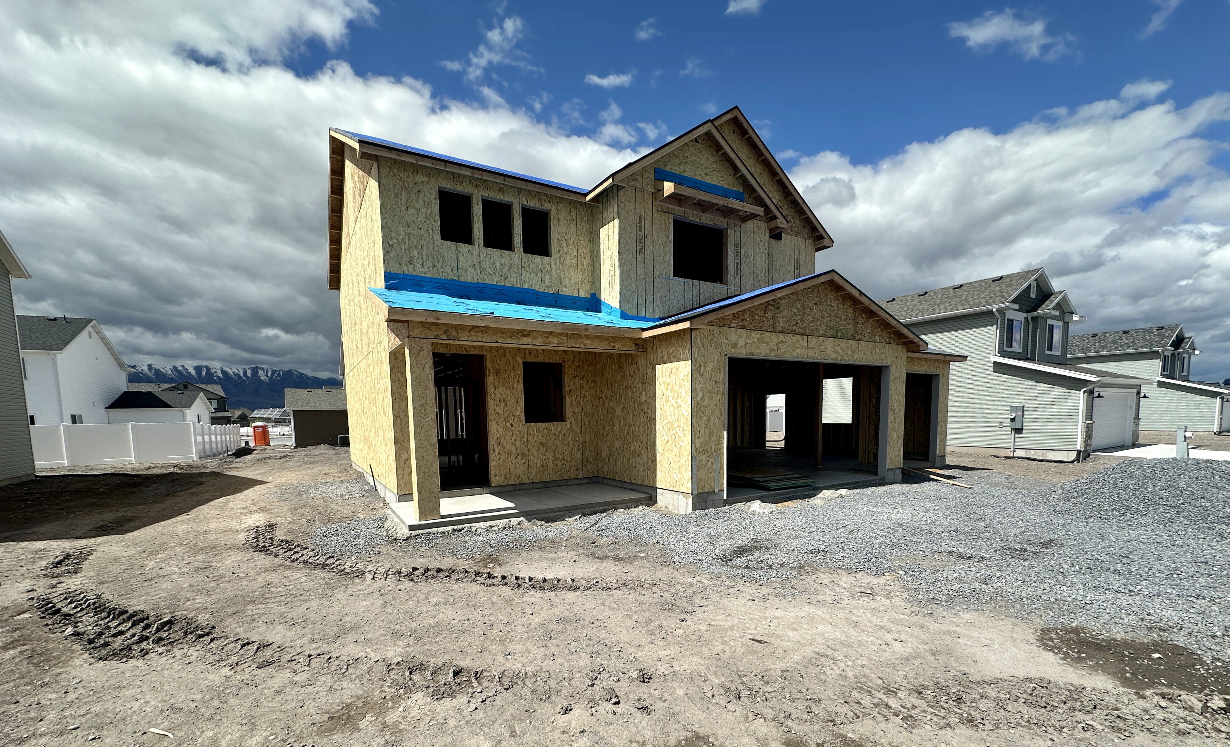 View of front of property featuring a patio area
