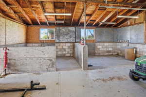 Basement featuring healthy amount of natural light