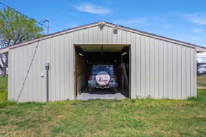 View of outdoor structure