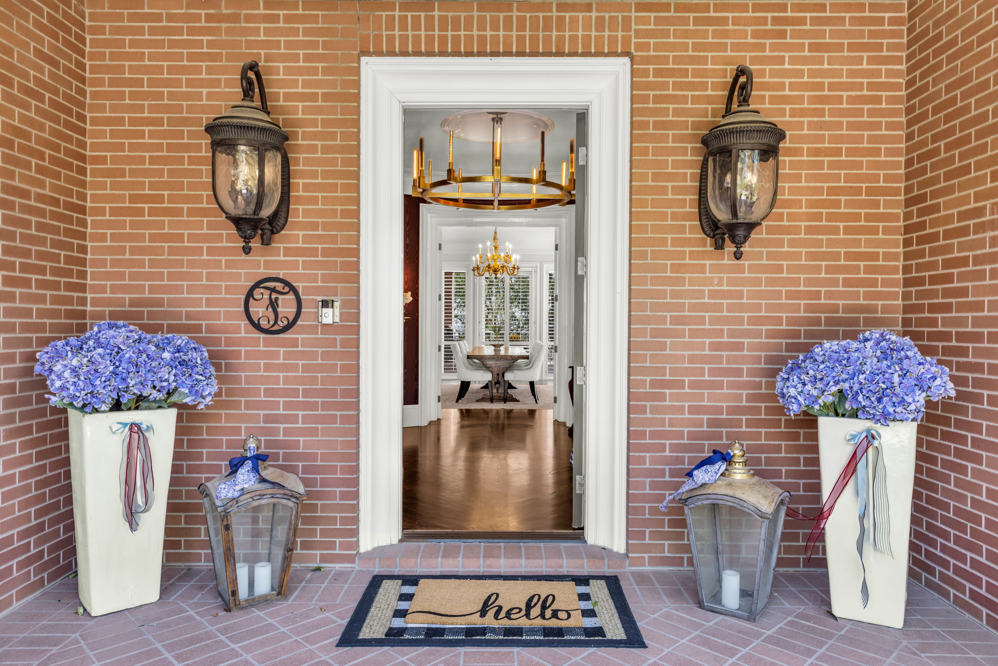 Front porch entry
