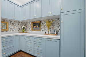 Newly renovated butler's pantry