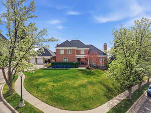 View of the front of the house
