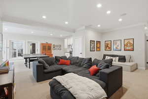 Walk-out lower level