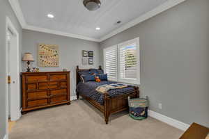 Bedroom with walk-in closet and Jack & Jill bathroom