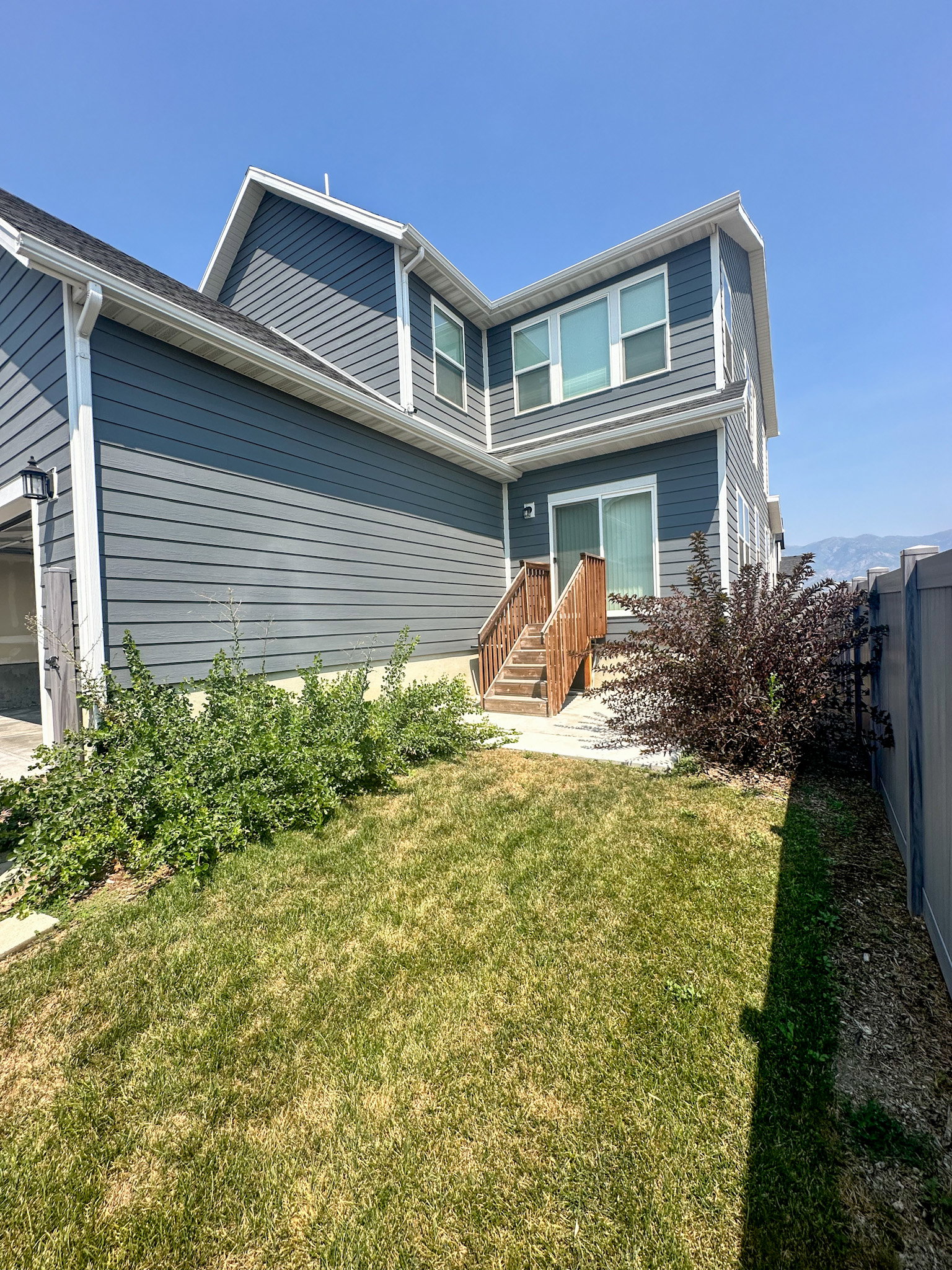 Rear view of property