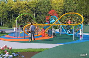 View of community playground
