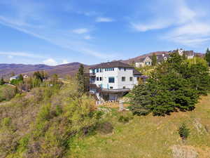 View of mountain background