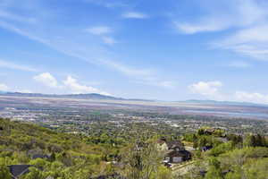 View of mountain background