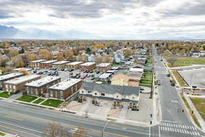 Aerial view featuring proximity to nearby school