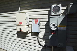 Exterior view of related energy utilities