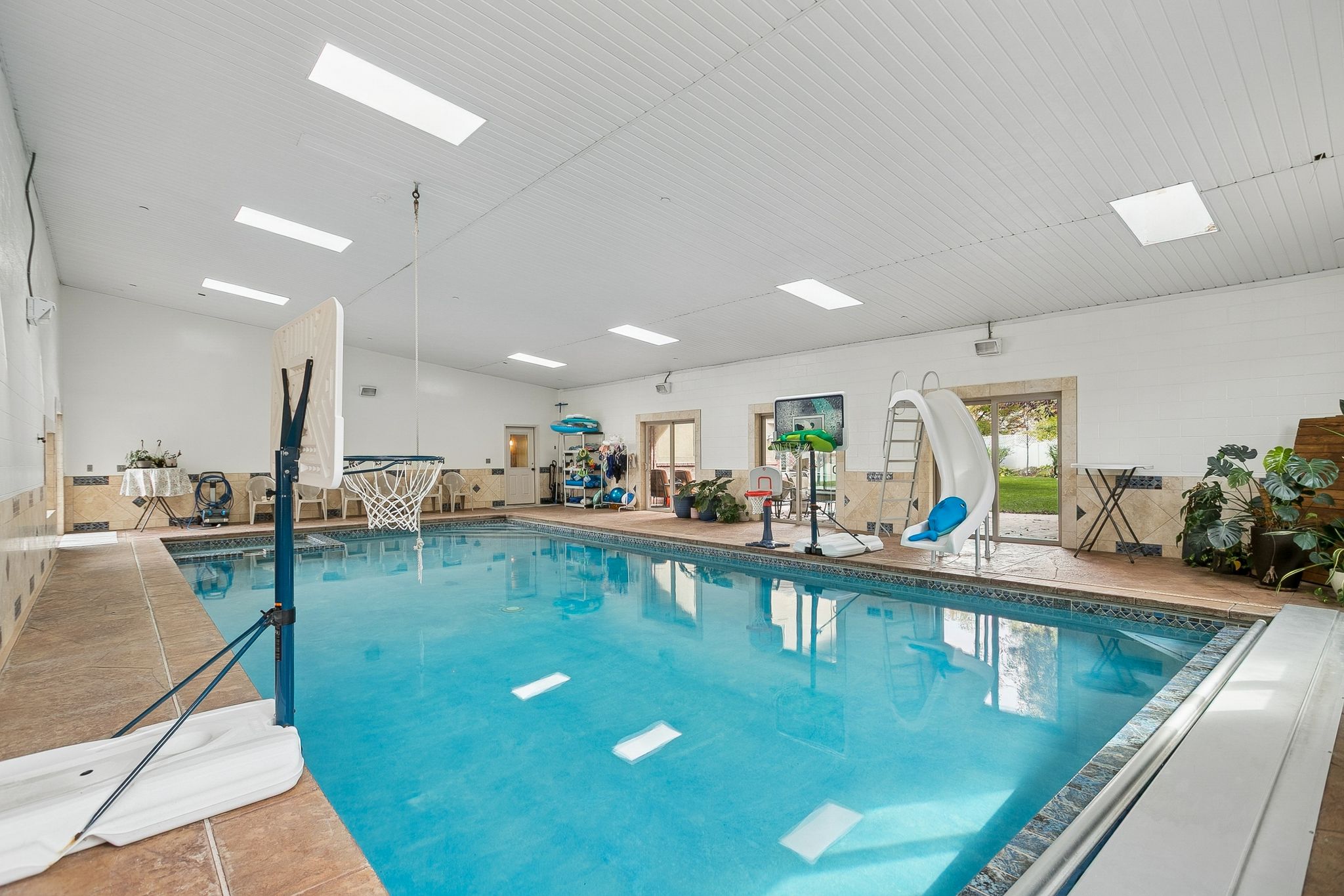 View of indoor pool