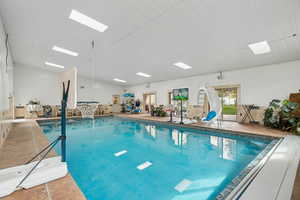 View of indoor pool