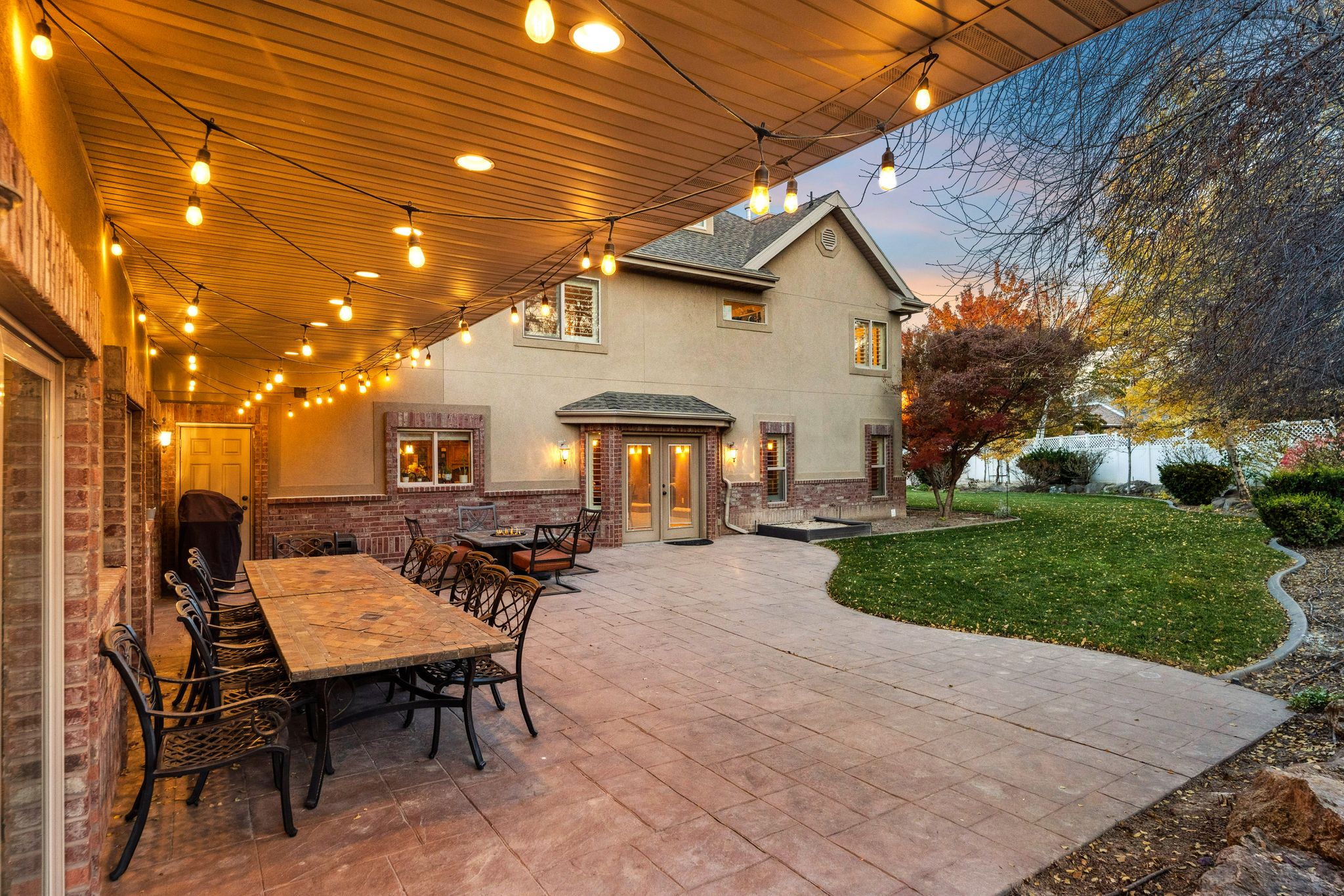 View of patio featuring outdoor dining space