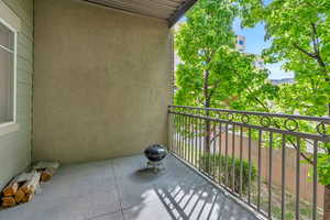 Deck off of living room
